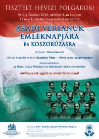 Okt�ber 6: ARADI V�RTAN�K EML�KNAPJA