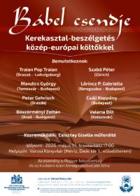 B�BEL CSENDJE - Kerekasztal-besz�lget�s k�z�p-eur�pai k�lt�kkel